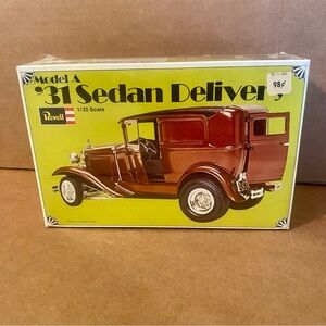 Revell Model A 31 Sedan Delivery 1/25 Scale Model Kit H-1204:200, 1969 SEALED